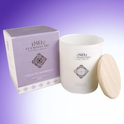 Le Chatelard 1802 Violette Imperiale Duftkerze 200g im Rauchglas