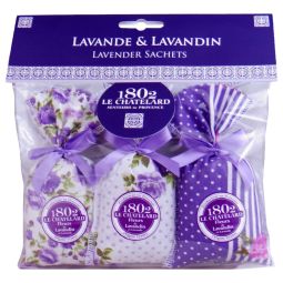 Le Chatelard 1802 Duftsäckchen Lavendel & Lavandin 3x18g Luberon Lila
