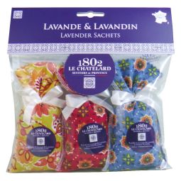 Le Chatelard 1802 Duftsäckchen Lavendel & Lavandin 3x18g Provence Chic