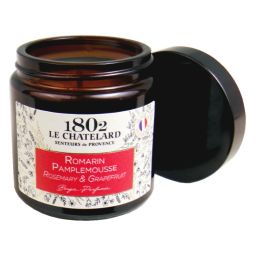 Le Chatelard 1802 vegane Duftkerze Rosmarin & Grapefruit 80g