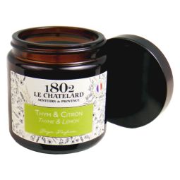 Le Chatelard 1802 vegane Duftkerze Thymian & Zitrone 80g