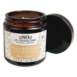 Le Chatelard 1802 vegane Duftkerze Vanille & Patschuli 80g