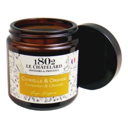 Le Chatelard 1802 vegane Duftkerze Zimt & Orange 80g