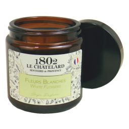 Le Chatelard 1802 vegane Duftkerze weiße Blumen 80g