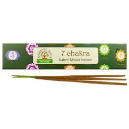 Namaste India Natural Masala Räucherstäbchen 7 Chakras