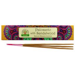 Namaste India Natural Masala Räucherstäbchen Palo Santo & Sandalwood