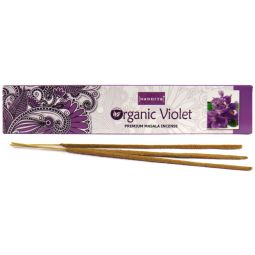 Nandita Organic Violet Premium Masala Räucherstäbchen