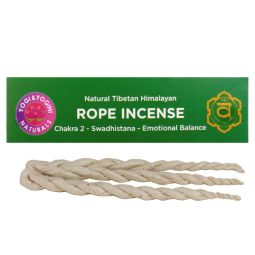 Natural Tibetan Himalayan Rope Incense/Räucherschnüre 2. Chakra