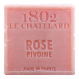 Le Chatelard 1802 palmölfreie vegane Seife 100g Pfingstrose