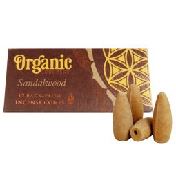 Song Of India Organic Goodness Rückflussräucherkegel Sandalwood