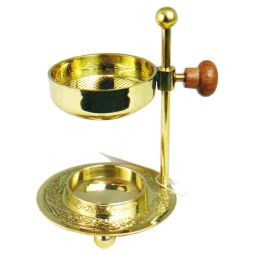 Räucherharzbrenner Bronze verstellbar 2-teilig