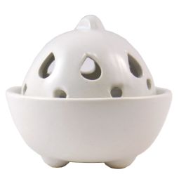 Räucherkegelbrenner weiß 8 x 7 cm