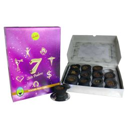 Sree Vani Räucherkohle-Töpfchen & Räucherharz 7 Powers