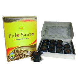 Sree Vani Räucherkohle-Töpfchen & Räucherharz Palo Santo