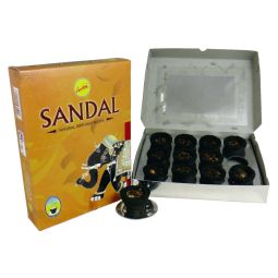 Sree Vani Räucherkohle-Töpfchen & Räucherharz Sandal