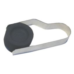 Räucherkohlenzange Edelstahl 9x4cm