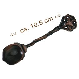 Räucherlöffel Metall kupferrot Baum des Lebens 10,5cm