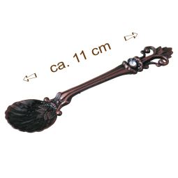 Räucherlöffel Metall kupferrot Lotus 11cm