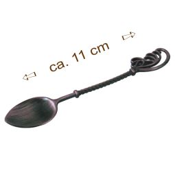 Räucherlöffel Metall kupferrot Ornament 11cm