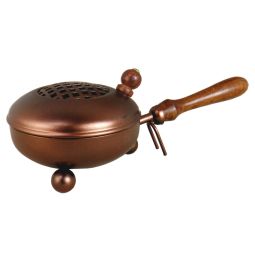 Räuchergefäß Räucherpfanne Kupfer 11 x 25 cm