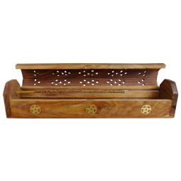 Komfort Räucherstäbchenhalterbox Motiv Pentakel