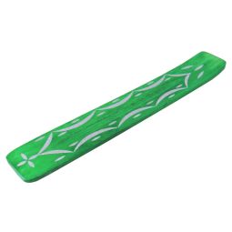 Räucherstäbchenhalter Motiv Blume in grün