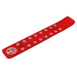 Räucherstäbchenhalter Motiv Baum des Lebens in rot