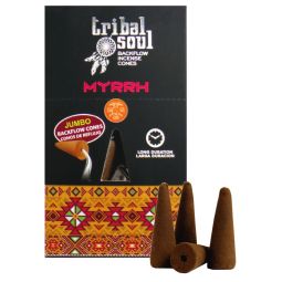 Hari Darshan Tribal Soul Backflow XL Rückfluss-Räucherkegel Myrrh
