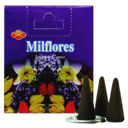 SAC Milflores viele Blumen Räucherkegel