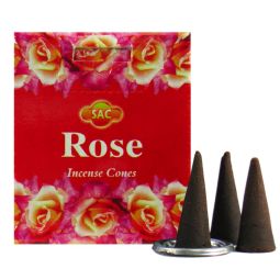 SAC Rose Räucherkegel