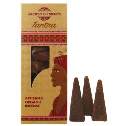 Sacred Elements Jumbo Organic Räucherkegel Tantra