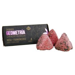 Sagrada Madre Geometria Triangular Räucherdreiecke Rose Weihrauch