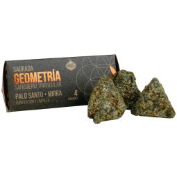 Sagrada Madre Geometria Triangular Räucherdreiecke Palo Santo Myrrhe