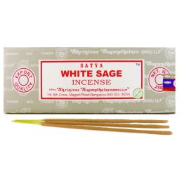 Satya White Sage Big Pack Masala Räucherstäbchen 250g (BNG) LLP
