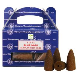 Satya Blue Sage Backflow Cones/Rückflussräucherkegel (BNG) LLP