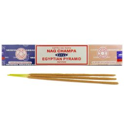 Satya Sai Baba Nag Champa & Egyptian Pyramid Combo Masala Räucherstäbchen (MUM) LLP