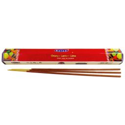 Satya (MUM) LLP Dry Masala Räucherstäbchen Orange, Lemon & Lime