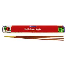 Satya (MUM) LLP Dry Masala Räucherstäbchen Red & Green Apple