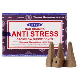 Satya Nag Champa Anti Stress Rückflussräucherkegel (MUM) LLP