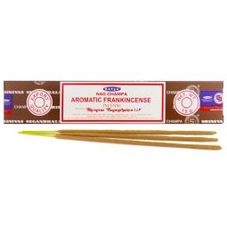 Satya Nag Champa Aromatic Frankincense (Weihrauch) Masala Räucherstäbchen (MUM) LLP