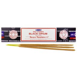 Satya Nag Champa Black Opium Masala Räucherstäbchen (MUM) LLP