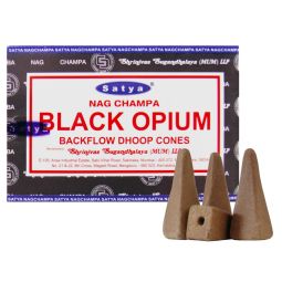 Satya Nag Champa Black Opium Rückflussräucherkegel (MUM) LLP