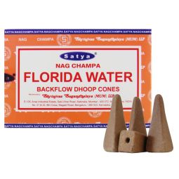 Satya Nag Champa Florida Water Rückflussräucherkegel (MUM) LLP