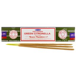 Satya Nag Champa Green Citronella Masala Räucherstäbchen (MUM) LLP