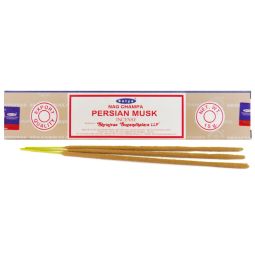 Satya Nag Champa Persian Musk (Moschus) Masala Räucherstäbchen (MUM) LLP