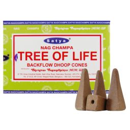 Satya Nag Champa Tree Of Life Rückflussräucherkegel (MUM) LLP