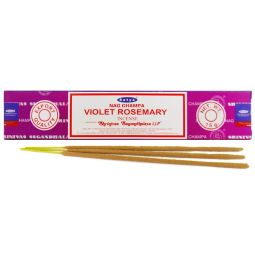 Satya Nag Champa Violet Rosemary Masala Räucherstäbchen (MUM) LLP