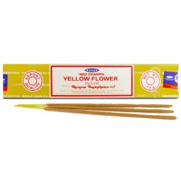 Satya Nag Champa Yellow Flower Masala Räucherstäbchen (MUM) LLP