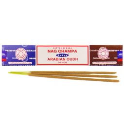 Satya Sai Baba Nag Champa & Arabian Oudh Combo Masala Räucherstäbchen (MUM) LLP