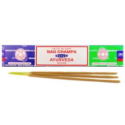 Satya Sai Baba Nag Champa & Ayurveda Combo Masala Räucherstäbchen (MUM) LLP